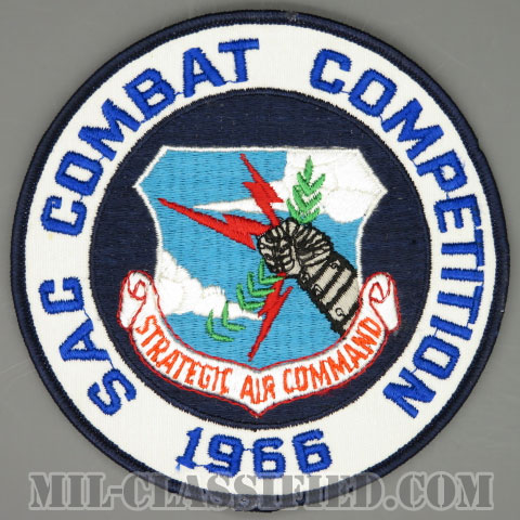 戦略航空軍団 1966年戦闘競技会（Strategic Air Command Combat Competition 1966）[カラー/メロウエッジ/パッチ/1点物]の画像