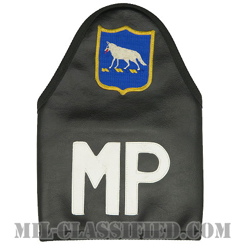 MP（サウスダコタ州 州兵憲兵）（Military Police, National Guard, South Dakota）[腕章（腕装着用）/ブラックレザー/中古1点物]の画像