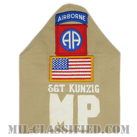 MP（第82空挺師団憲兵）（Military Police, 82nd Airborne Division）[腕章（腕装着用）/デザート/中古1点物]の画像