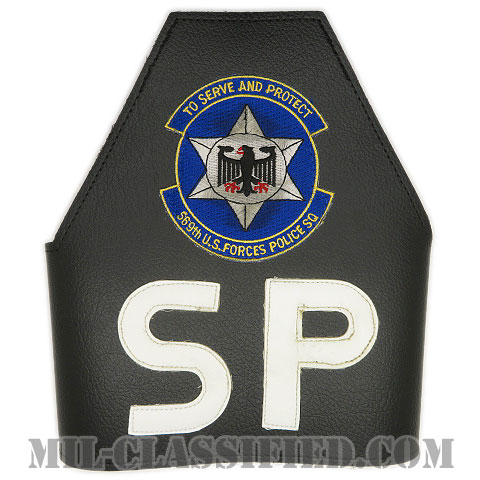 SP（警備/第569警備隊）（Security Police, 569th Security Police Squadron）[腕章（腕装着用ブラッサード）/中古1点物]の画像