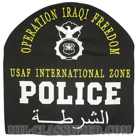 国際管理地域警備隊（イラクの自由作戦/イラク戦争）（Police, Operation Iraqi Freedom, International Zone）[腕章（腕装着用ブラッサード）/中古1点物]画像