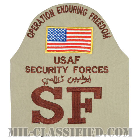 SF（空軍警備隊/不朽の自由作戦）（Security Forces, Operation Enduring Freedom）[腕章（腕装着用ブラッサード）/中古1点物]の画像