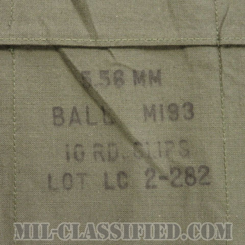米軍 5.56mm M16 20連マガジン用バンダリア 1973年ロット [1点物]画像