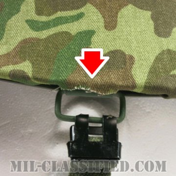米軍 M1ヘルメット用 HBTダックハンター（フロッグスキン）ヘルメットカバー [レプリカ]画像