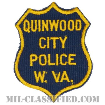 ウェストバージニア州クインウッド市警察（Quinwood City Police, West Virginia）[カラー/カットエッジ/パッチ]画像