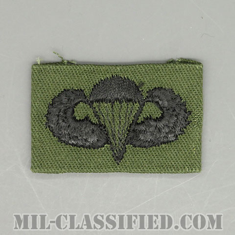 空挺章 (ベーシック)（Parachutist Badge, Basic）[サブデュード/パッチ/中古1点物]の画像