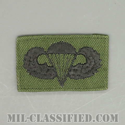 空挺章 (ベーシック)（Parachutist Badge, Basic）[サブデュード/パッチ/中古1点物]の画像