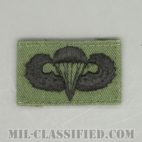 空挺章 (ベーシック)（Parachutist Badge, Basic）[サブデュード/パッチ/中古1点物]の画像