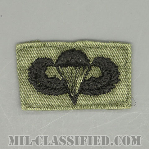 空挺章 (ベーシック)（Parachutist Badge, Basic）[サブデュード/パッチ/中古1点物]の画像