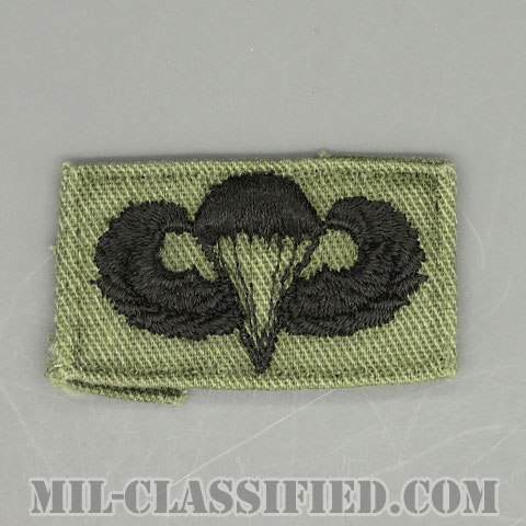 空挺章 (ベーシック)（Parachutist Badge, Basic）[サブデュード/パッチ/中古1点物]の画像