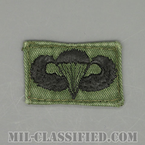 空挺章 (ベーシック)（Parachutist Badge, Basic）[サブデュード/パッチ/中古1点物]の画像