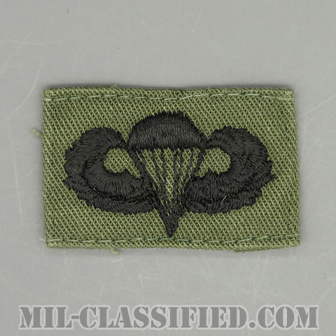 空挺章 (ベーシック)（Parachutist Badge, Basic）[サブデュード/パッチ/中古1点物]の画像