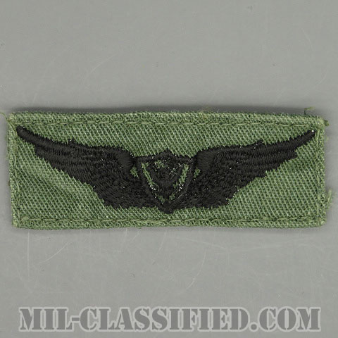 航空機搭乗員章 (ベーシック・エアクルー)（Army Aviation Badge (Aircrew), Basic）[サブデュード/パッチ/中古1点物]の画像