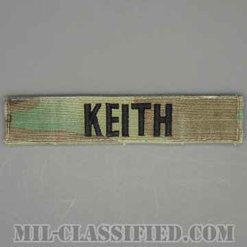 KEITH [OCP/ブラック刺繍/ネームテープ/ベルクロ付パッチ/中古1点物]画像