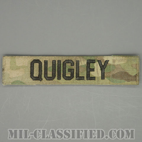 QUIGLEY [OCP/ブラック刺繍/ネームテープ/ベルクロ付パッチ/中古1点物]の画像