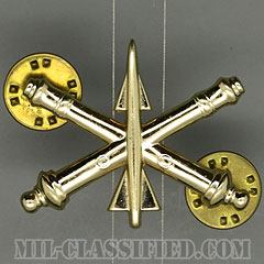 防空砲兵科章（Air Defense Artillery）[カラー/兵科章（将校用）/バッジ/中古1点物]の画像