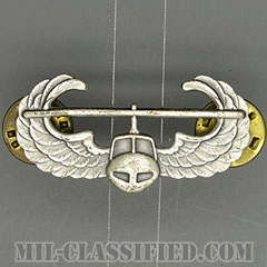 空中突撃章 (エアアサルト)（Air Assault Badge）[カラー/燻し銀/バッジ/中古1点物]の画像