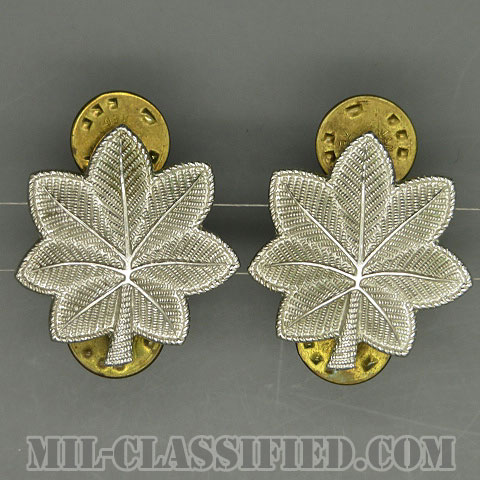 中佐（Lieutenant Colonel (LTC)）[カラー/1960s/銀張り（Silver Filled）/バッジ/ペア（2個1組）/中古1点物]の画像