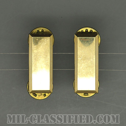 少尉（Second Lieutenant (2LT)）[カラー/1950s/金張り（10K Gold Filled）/バッジ/ペア（2個1組）/中古1点物]の画像