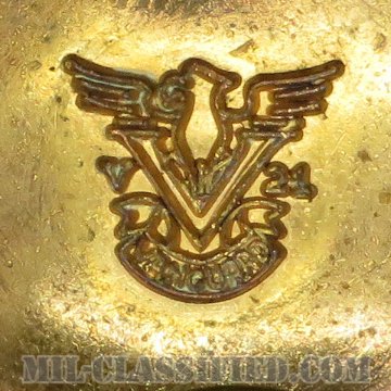 少佐（Major (MAJ)）[カラー/1950s/金張り（10K Gold Filled）/バッジ/ペア（2個1組）/中古1点物]画像