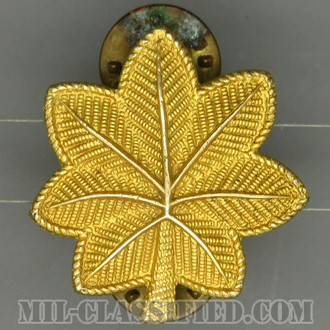 少佐（Major (MAJ)）[カラー/1960s/金張り（10K Gold Filled）/バッジ/中古1点物]の画像