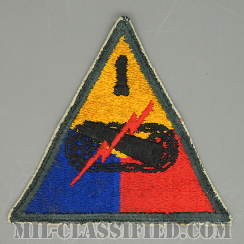 第1機甲師団（1st Armored Division）[カラー/カットエッジ/パッチ/中古1点物]の画像
