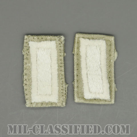 中尉（First Lieutenant (1LT)）[カラー/階級章/パッチ/ペア（2枚1組）/中古1点物]の画像
