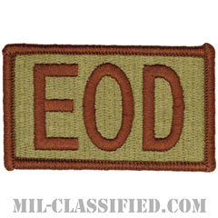 EOD（爆発物処理班）（Explosive Ordnance Disposal）[OCP/メロウエッジ/ベルクロ付パッチ]の画像