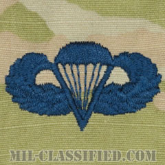 空挺章 (ベーシック)（Parachutist Badge, Basic）[OCP/宇宙軍ブルー刺繍/パッチ]画像