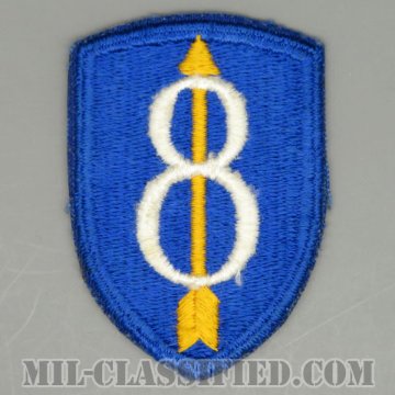 第8歩兵師団（8th Infantry Division）[カラー/カットエッジ/パッチ/1点物]画像