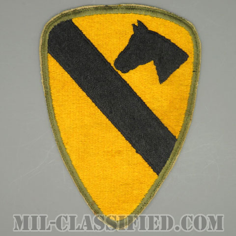 第1騎兵師団（1st Cavalry Division）[カラー/カットエッジ/パッチ/中古1点物]の画像