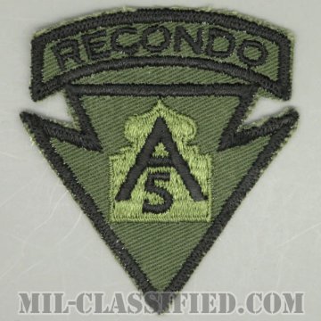 第5軍リコンドースクール（5th Army Recondo School）[サブデュード/カットエッジ/パッチ/1点物]画像