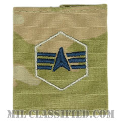 四等特技兵（Specialist 4）[OCP/ゴアテックスパーカー用スライドオン宇宙軍階級章]の画像