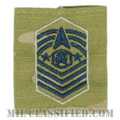 宇宙軍最先任上級曹長（Chief Master Sergeant of the Space Force）[OCP/ゴアテックスパーカー用スライドオン宇宙軍階級章]の画像
