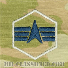 四等特技兵（Specialist 4）[OCP/宇宙軍階級章/チェスト用/縫い付けパッチ]画像