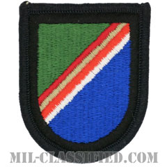 第75レンジャー連隊（75th Ranger Regiment）[カラー/メロウエッジ/ベレーフラッシュパッチ(2001-)]画像