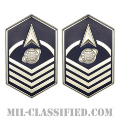 曹長（Master Sergeant）[カラー/宇宙軍階級章/バッジ/ペア（2個1組）]画像