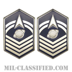 上級曹長（Senior Master Sergeant）[カラー/宇宙軍階級章/バッジ/ペア（2個1組）]画像