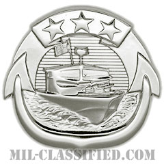 Small Craft Petty Officer in Charge [カラー/鏡面仕上げ/バッジ]の画像