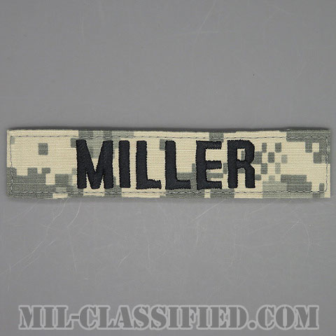 MILLER [UCP（ACU）/ブラック刺繍/ネームテープ/ベルクロ付パッチ]の画像