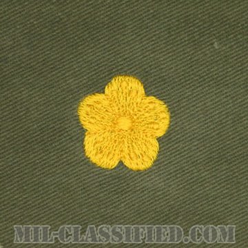 南ベトナム軍少尉階級章（RVN Second Lieutenant (2LT)）[カラー/パッチ/レプリカ/1点物]画像