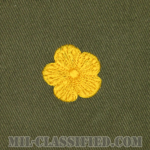 南ベトナム軍少尉階級章（RVN Second Lieutenant (2LT)）[カラー/パッチ/レプリカ/1点物]画像