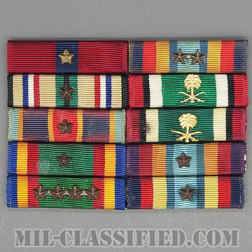 アメリカ軍リボン（略綬・略章・Ribbon）10個セット [バッジ/中古1点物（セット）]画像