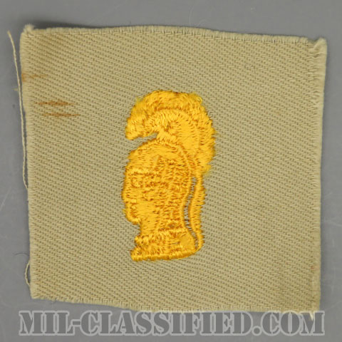婦人科章（陸軍婦人部隊/婦人陸軍部隊）（Women's Army Corps (WAC)）[カラー/カーキ生地/兵科章/1点物]の画像