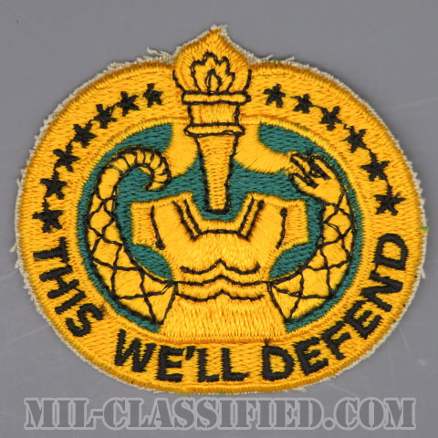 教育係軍曹識別章（Drill Sergeant Identification Badge）[カラー/カットエッジ/パッチ]の画像