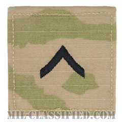 一等兵（Private Second Class (PV2)）[OCP（3C）/階級章/ベルクロ付パッチ]画像