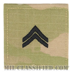 伍長（Corporal (CPL)）[OCP（3C）/階級章/ベルクロ付パッチ]の画像