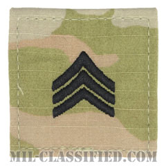 軍曹（Sergeant (SGT)）[OCP（3C）/階級章/ベルクロ付パッチ]画像