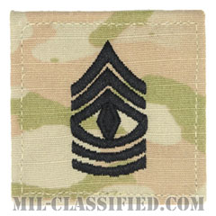 先任曹長（First Sergeant (1SG)）[OCP（3C）/階級章/ベルクロ付パッチ]画像