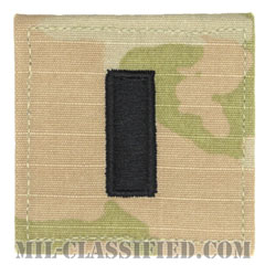 中尉（First Lieutenant (1LT)）[OCP（3C）/階級章/ベルクロ付パッチ]の画像